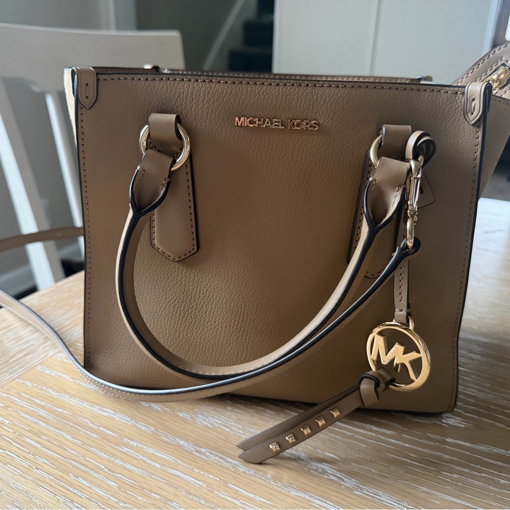 Michael Kors Brown Leather Satchel